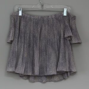 Off the shoulder flirty top